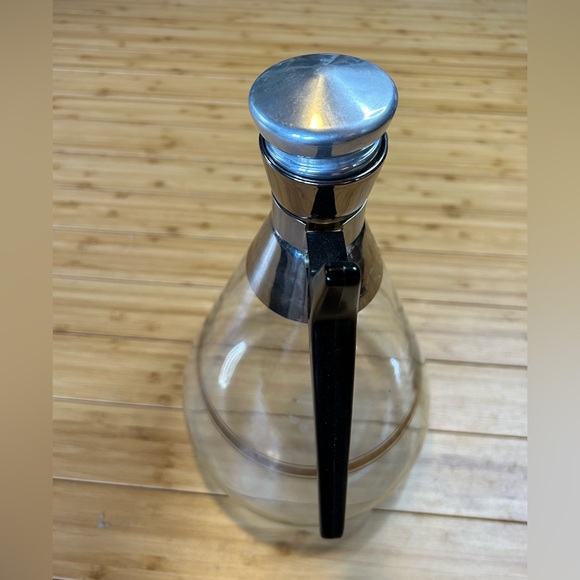 Vintage Mid Century MCM Atomic Inland Glass Coffee Carafe  1958 - Picture 11 of 12